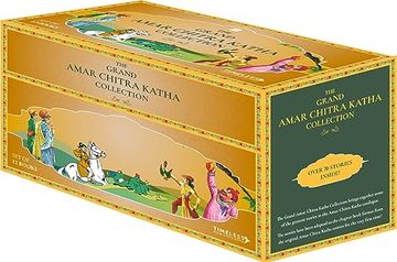 portada The Grand Amar Chitra Katha Collection Boxset of 12 Books (en Inglés)