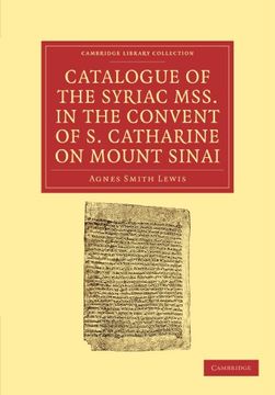 portada Catalogue of the Syriac Mss. In the Convent of s. Catharine on Mount Sinai Paperback (Cambridge Library Collection - Biblical Studies) (en Inglés)