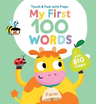 portada My First 100 Words Touch & Feel With Flaps - Farm (en Inglés)