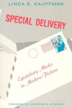 portada special delivery: epistolary modes in modern fiction (en Inglés)