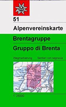portada Brentagruppe: Topographische Karte: 51 