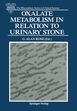 portada Oxalate Metabolism in Relation to Urinary Stone (The Bloomsbury Series in Clinical Science)