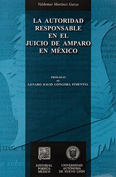 portada autoridad responsable  en el juicio de amparo en mexico 3/ed