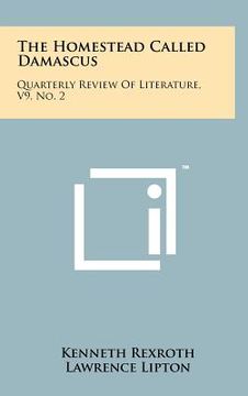 portada the homestead called damascus: quarterly review of literature, v9, no. 2 (in English)