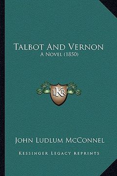 portada talbot and vernon: a novel (1850) (en Inglés)