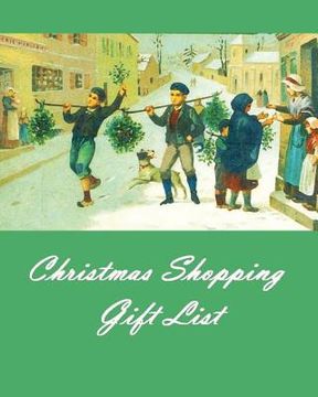 portada Christmas Shopping Gift List (en Inglés)
