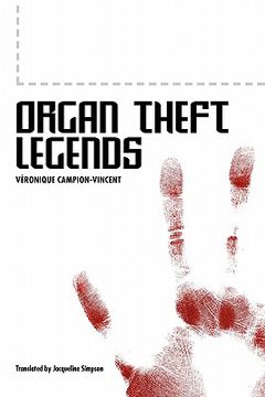 portada organ theft legends (en Inglés)