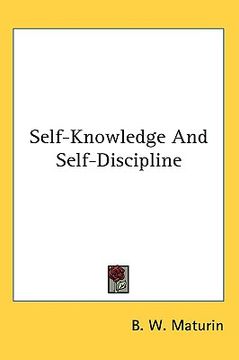 portada self-knowledge and self-discipline (en Inglés)