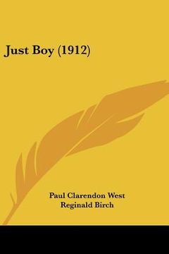 portada just boy (1912) (en Inglés)