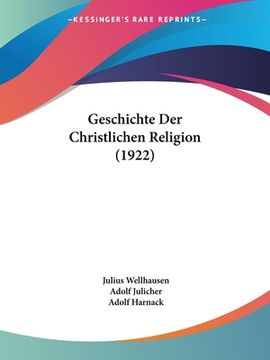 portada Geschichte Der Christlichen Religion (1922) (in German)