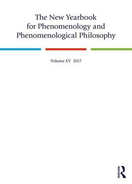 portada The New Yearbook for Phenomenology and Phenomenological Philosophy: Volume 15