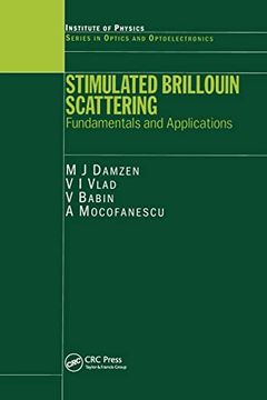 portada Stimulated Brillouin Scattering (Series in Optics and Optoelectronics) (in English)