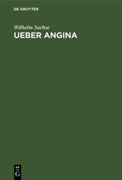 portada Ueber Angina (en Alemán)