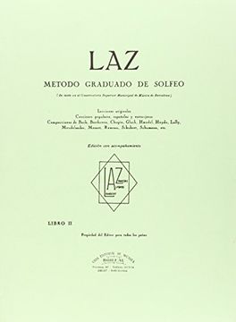 portada Laz con Acompañamiento - Libro ii: Método Graduado de Solfeo (in Spanish)