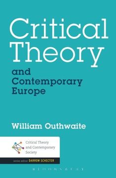 portada Critical Theory and Contemporary Europe (Critical Theory and Contemporary Society)