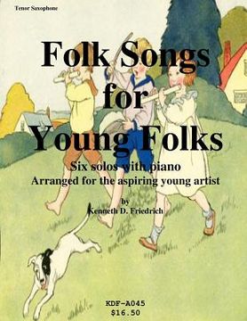 portada Folk Songs for Young Folks - tenor saxophone and piano