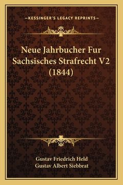 portada Neue Jahrbucher Fur Sachsisches Strafrecht V2 (1844) (in German)