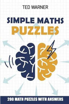 portada Simple Maths Puzzles: Kojun Puzzles - 200 Math Puzzles With Answers (en Inglés)