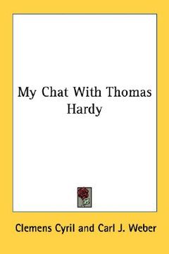 portada my chat with thomas hardy (en Inglés)