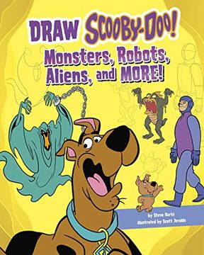 portada Draw Scooby-Doo! Monsters, Robots, Aliens, and More! (Drawing fun With Scooby-Doo! ) (in English)