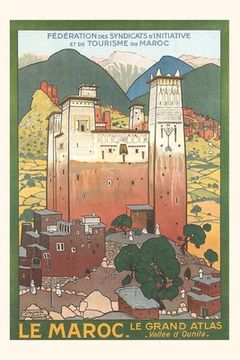 portada Vintage Journal Morocco Travel Poster (en Inglés)