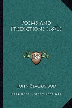 portada poems and predictions (1872) (en Inglés)