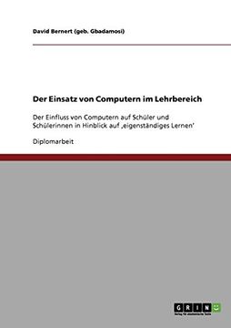 portada Der Einsatz von Computern im Lehrbereich (German Edition)
