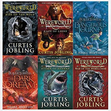 portada Wereworld Level 1 to 6 Curtis Jobling Collection 6 Books Set (Rise of the Wolf, Rage of Lions, Shadow of the Hawk, Nest of Serpents, Storm of Sharks, War of the Werelords)