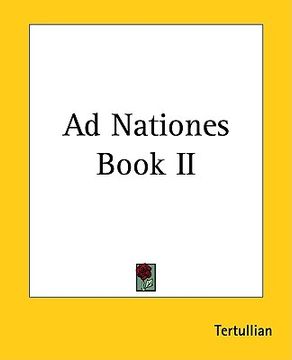 portada ad nationes book ii (en Inglés)