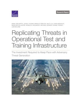 portada Replicating Threats in Operational Test and Training Infrastructure: The Investment Required to Keep Pace With Adversary Threat Generation (Research Report) (en Inglés)