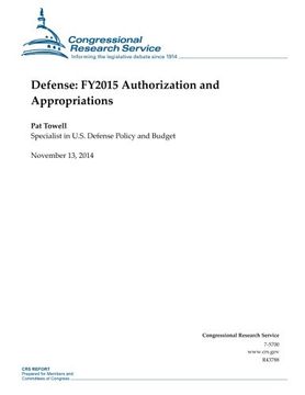 portada Defense: FY2015 Authorization and Appropriations (CRS Reports)