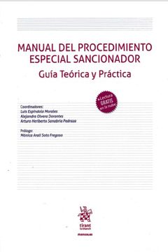 portada Manual del Procedimiento Especial Sancionador. Guía Teórica y Práctica