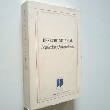 portada Derecho Notarial Legislacion y Jurisprudencia