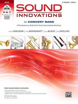 portada sound innovations for concert band, bk 2: a revolutionary method for early-intermediate musicians (b-flat trumpet), book, cd & dvd (in English)