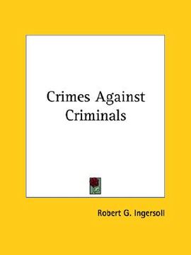 portada crimes against criminals (en Inglés)