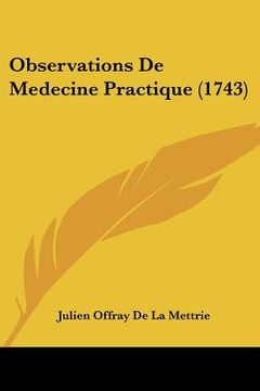 portada observations de medecine practique (1743) (in English)