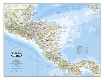 portada Central America Classic [Tubed] (National Geographic Reference Map)
