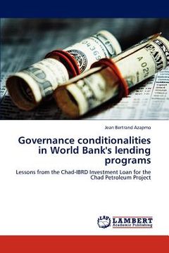 portada governance conditionalities in world bank's lending programs