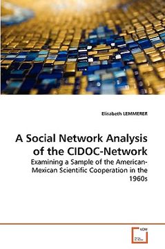 portada a social network analysis of the cidoinetwork (en Inglés)
