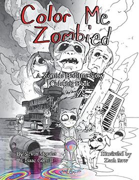 portada Color me Zombied: A Zombie Bedtime Story Coloring Book (en Inglés)