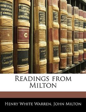 portada readings from milton (en Inglés)