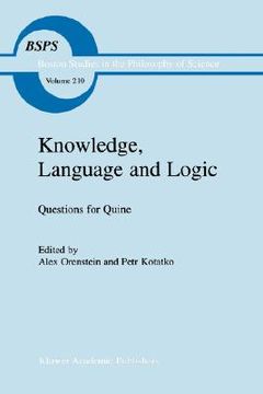 portada knowledge, language and logic: questions for quine