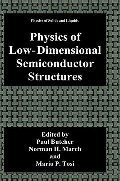 portada physics of low-dimensional semiconductor structures (en Inglés)