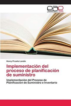 portada Implementación del Proceso de Planificación de Suministro