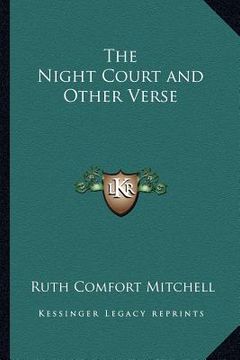portada the night court and other verse (en Inglés)