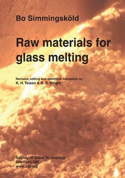 portada Raw materials for glass melting (in English)