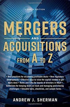 portada MERGERS AND ACQUISITIONS FROM A TO Z Format: Hardcover 