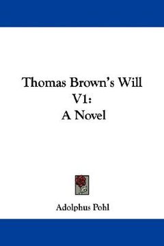 portada thomas brown's will v1 (en Inglés)