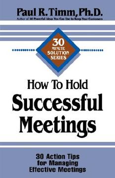 portada how to hold successful meetings (in English)