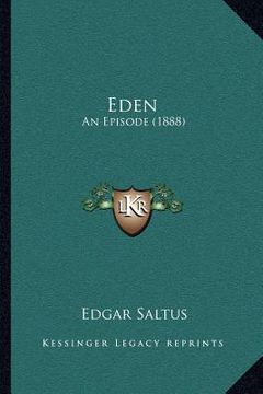 portada eden: an episode (1888) (in English)